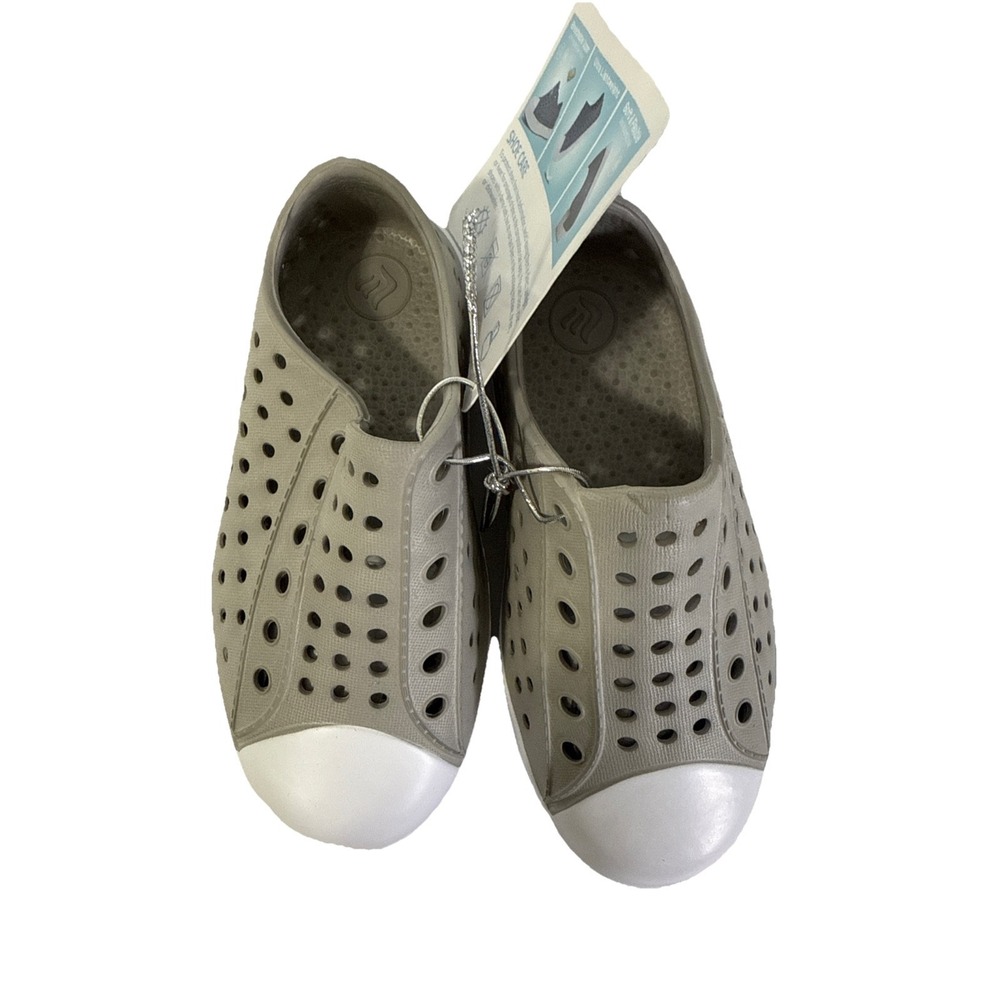 Toddler Slip On Lightweight Breathable Waterproof Shoes Gray Size 5.5 - Picture 6 of 10